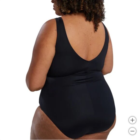 NWT TYR Black Women's Swimsuit XXL 18 - Picture 5 of 7